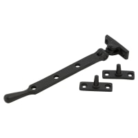 From The Anvil Newbury Casement Window Stay - 8 Inch/200mm Length - Matt Black