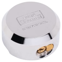 Burg Wachter Heavy Duty Hardened Steel Van Replacement Shackleless Puck/Padlock - 73mm Diameter