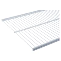 Altro Top Track System - Ventilated Shelf - 600 x 300mm - White