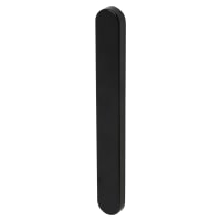 TSS uPVC External Blank Plate - 215mm Bolt Centres - Black