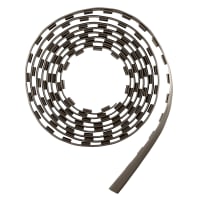 elfa Top Track System - Hanging Wall Bar Cover - 4224 x 19 x 6mm - Graphite