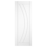 LPD Girona 3 Panel Primed Solid Internal Door - 1981 x 838 x 35mm - White