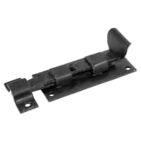 Olde Forge Antique Black Iron Straight Barrel Bolt - 160 x 50mm