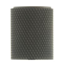 Atlantic Millhouse Brass Watson Knurled Cylinder Cabinet Knob - 20mm Diameter - Urban Dark Bronze