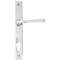 From The Anvil Polished Chrome uPVC Slimline Multipoint Door Handles - 92mm c/c - Avon Range