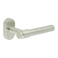 CRES by Frelan Satin Stainless Steel uPVC Multipoint Door Handles on Oval Rose - CR-103 Range