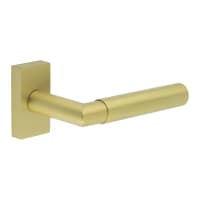 CRES by Frelan Satin Brass uPVC Multipoint Door Handles on Rectangular Rose - CR-102 Range