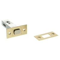 Atlantic 5mm Tubular Bathroom Deadbolt - 80mm Case - 60mm Backset - Square - Satin Brass