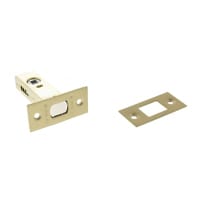 Atlantic 5mm Tubular Bathroom Deadbolt - 63mm Case - 45mm Backset - Square - Satin Brass