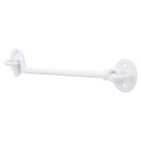 Altro Cabin Hook & Eye - 200mm Length - White Iron