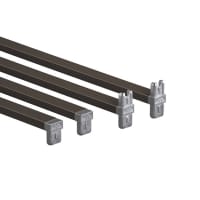 elfa Drawer Basket Tower - T & L Crossbars - 450mm Width - Graphite - Pair