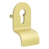 CRES by Frelan Satin Brass Euro Lug Fixed Cylinder Pull - 96 x 50mm