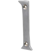 76mm Screw Fix Door Numeral - 1 - Satin Chrome