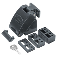 Jackloc Titan Key-Locking Folding Window Restrictor - Anthracite Grey