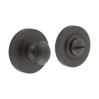 Burlington by Frelan Inner 1 Turn & Release with Knurled Rose - 47mm Diameter - Dark Bronze