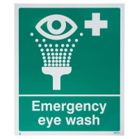 Altro Emergency Eye Wash Sign - 200 x 300mm - Rigid Plastic