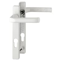 Hoppe 113/366M White Aluminium uPVC Multipoint Door Handles - 92mm c/c - London Range