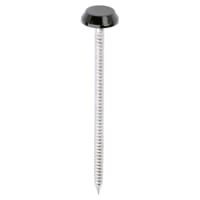 TIMCO Polymer Headed Nails - 65mm Length - Black - Pack of 100