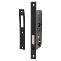 Arrone AR912 DIN Deadlock - 88mm Case - 60mm Backset - Square - Matt Black