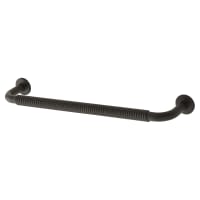 Altro Crewe 10mm Reeded D-Bar Cabinet Pull Handle - 160mm Centres - Matt Black