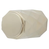 Alexander & Wilks Diamond Cut Cylinder Cabinet Knob - 20mm Diameter - PVD Polished Nickel