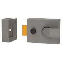TSS Deadlocking Nightlatch - 60mm Backset - Dark Grey Case