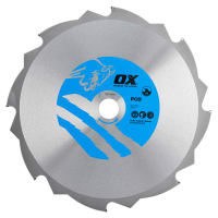 OX PCD Circular Saw Blade - 165 x 20mm - 4T - Fibre Cement - Thin Kerf