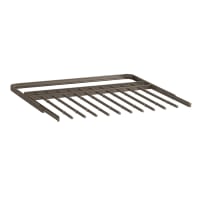 elfa Top Track System - Click In Gliding Trouser Rack - 605 x 430 x 25mm - Graphite