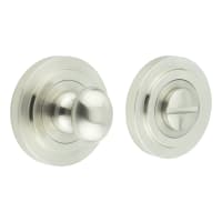 Burlington by Frelan Inner 1 Turn & Release with Stepped Rose - 47mm Diameter - Satin Nickel