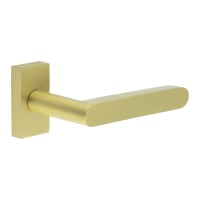 CRES by Frelan Satin Brass uPVC Multipoint Door Handles on Rectangular Rose - CR-101 Range