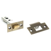 Atlantic Heavy Duty Tubular Latch - 80mm Case - 60mm Backset - Square - Antique Brass