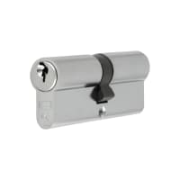 Eurospec 5 Pin 80mm Euro Double Cylinder - 40 + 40mm - Satin Chrome - Keyed Alike