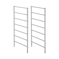 elfa Drawer Basket Tower - 7 Frame Sides - 535 x 440mm - Platinum - Pair