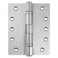Eclipse Ball Bearing Grade 13 Butt Fire Door Hinge - 127 x 102 x 3mm - Satin Stainless Steel - Pair