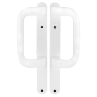 Trojan White uPVC Patio Dummy Door Handles