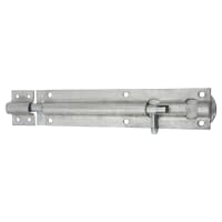 Traditional Tower Gate Bolt - Straight - 200mm Length - Galvanised