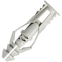 Cobra Triple Grip Universal Plasterboard & Masonry Wall Plug Fixing - 10 x 47mm - Grey - Pack of 70