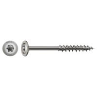 SPAX T-Star Plus Torx Washer Head Wood Screws - 8.0 x 260mm - A2 Stainless Steel - Pack of 50