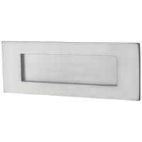 Letter Plate - 205 x 75mm - Satin Chrome