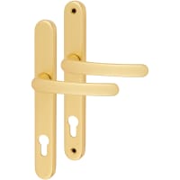 TSS uPVC Multipoint Door Handle - 215mm Bolt c/c - 92mm c/c - Gold