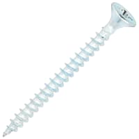 SiDAX General Purpose Pozi Countersunk Chipboard Wood Screws - 4.0 x 45mm - Zinc Plated - Pk of 200
