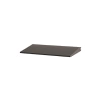 elfa Top Track System - Angled Metal Shelf with Integrated Brackets - 598 x 267mm - Graphite