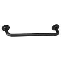 Rothley 25mm Steel Grab Rail - 457mm Length - Matt Black