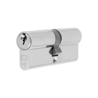 Eurospec 5 Pin 80mm Euro Double Cylinder - 40 + 40mm - Polished Chrome - Keyed Alike
