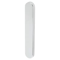 TSS uPVC External Blank Plate - 122mm Bolt Centres - Polished Chrome