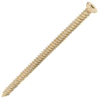 SiDAX Concrete Screw - Countersunk - Yellow Zinc - 7.5 x 120mm - Pack of 100