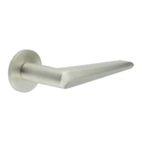 CRES by Frelan Satin Stainless Steel Fixed Dead Door Handles on Round Rose - CR-107 Range