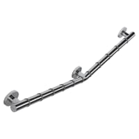 Croydex 32mm Grab 'n' Grip Non Slip Angled Grab Rail - 905mm Length - Polished Chrome