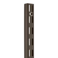 elfa Twin Slot Shelving System - Shelf Wall Upright - 1980mm Length - Graphite