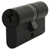 Touchpoint 5 Pin 60mm Euro Double Cylinder - 30 + 30mm - Matt Black - Keyed to Differ